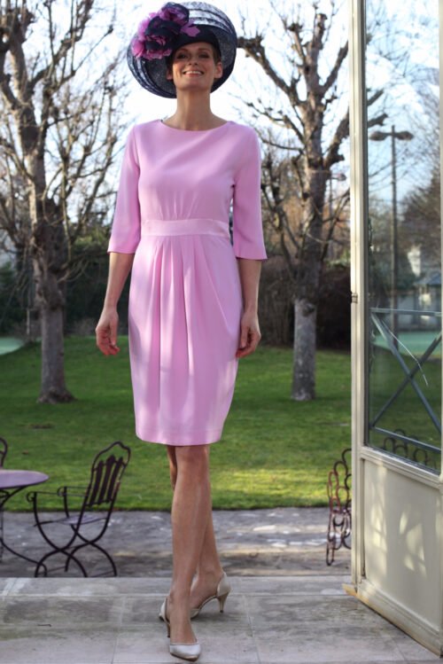 BA-ROBE-LITCHI-CREPE-YSEULT-ROSE LILAC 38