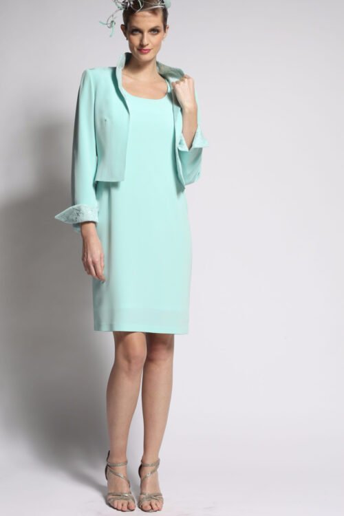 Tailleur de cérémonie OIA robe en crêpe et Boléro assorti