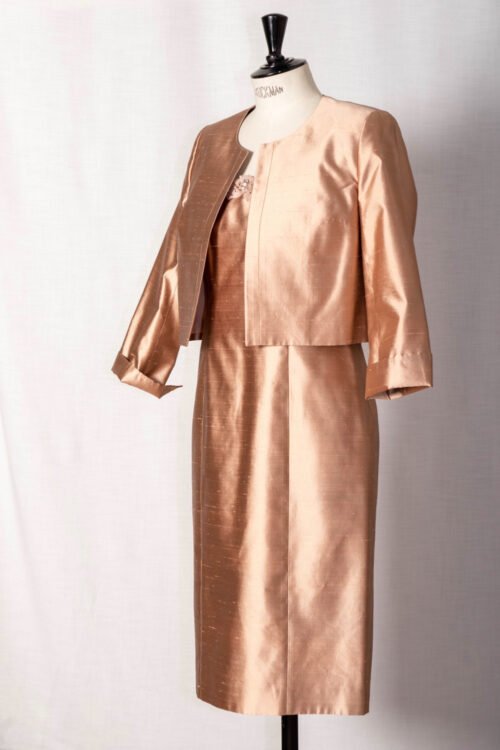 Ensemble de cérémonie T40 en shantung de soie