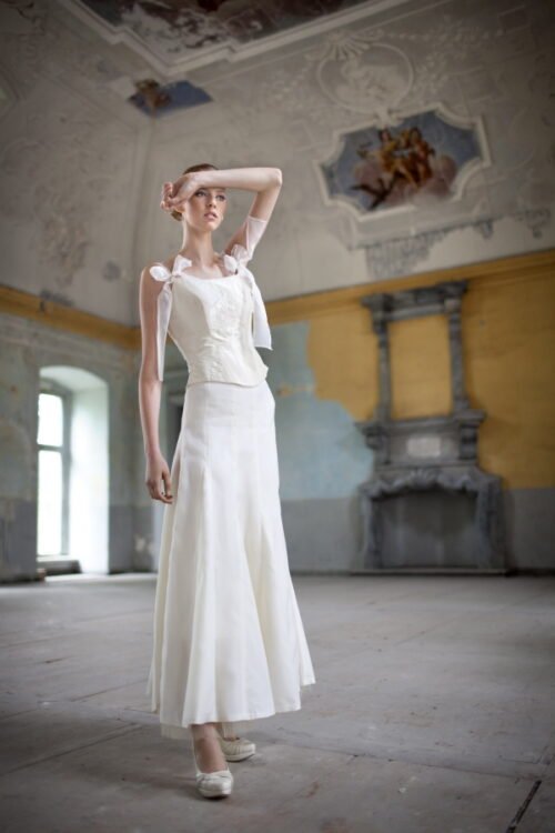 Robe de mariée Jupon long GAMMA corset SYLVETTE
