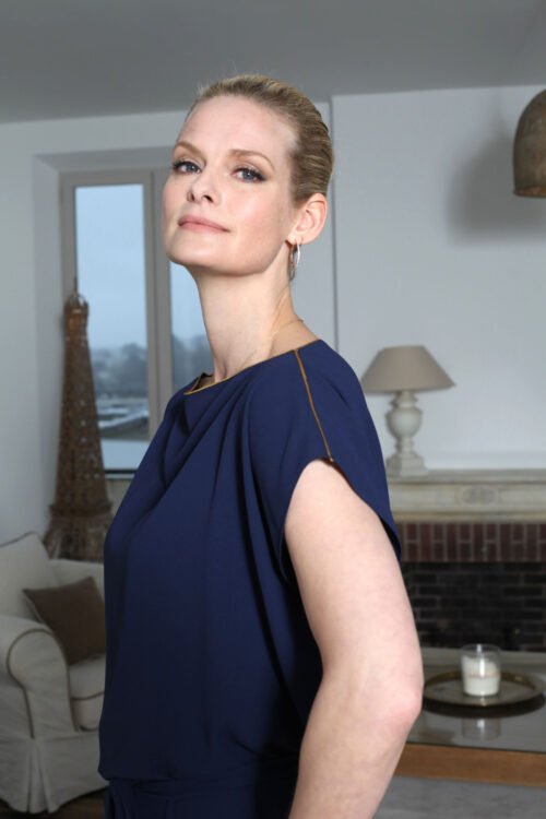 Ultra chic top marine passepoil or MOSTRA