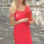 PV2023-Robe-TZARINE-FEZ-125-coquelicot-T38-a-manche-courtes-capeline-veste-T