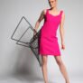 Robe-ABACA-crepe-de-laine-fuchsia-zoom