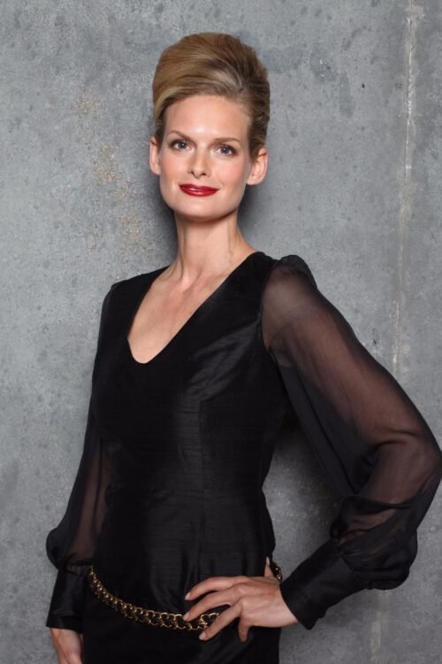 Eté 2015 - ROBE CAPRI EN SHANTUNG ET MOUSSELINE DE SOIE