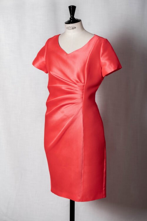Elégante robe de cérémonie MARINE COQUELICOT T42