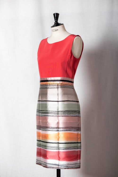 Elégante robe de cérémonie FRAISE T40