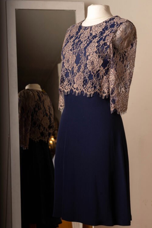 Elégante robe de cérémonie MAIA MARINE T38